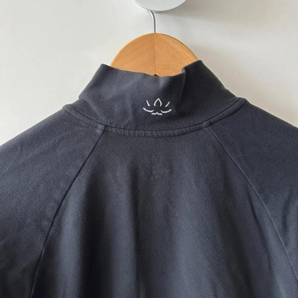 Beyond Yoga x Fila • Black Zip Up Jacket